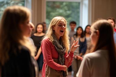 Group participating in a workshop
